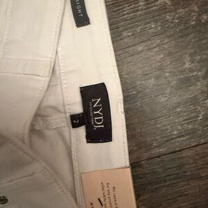NYDJ Optic White Ankle Jeans